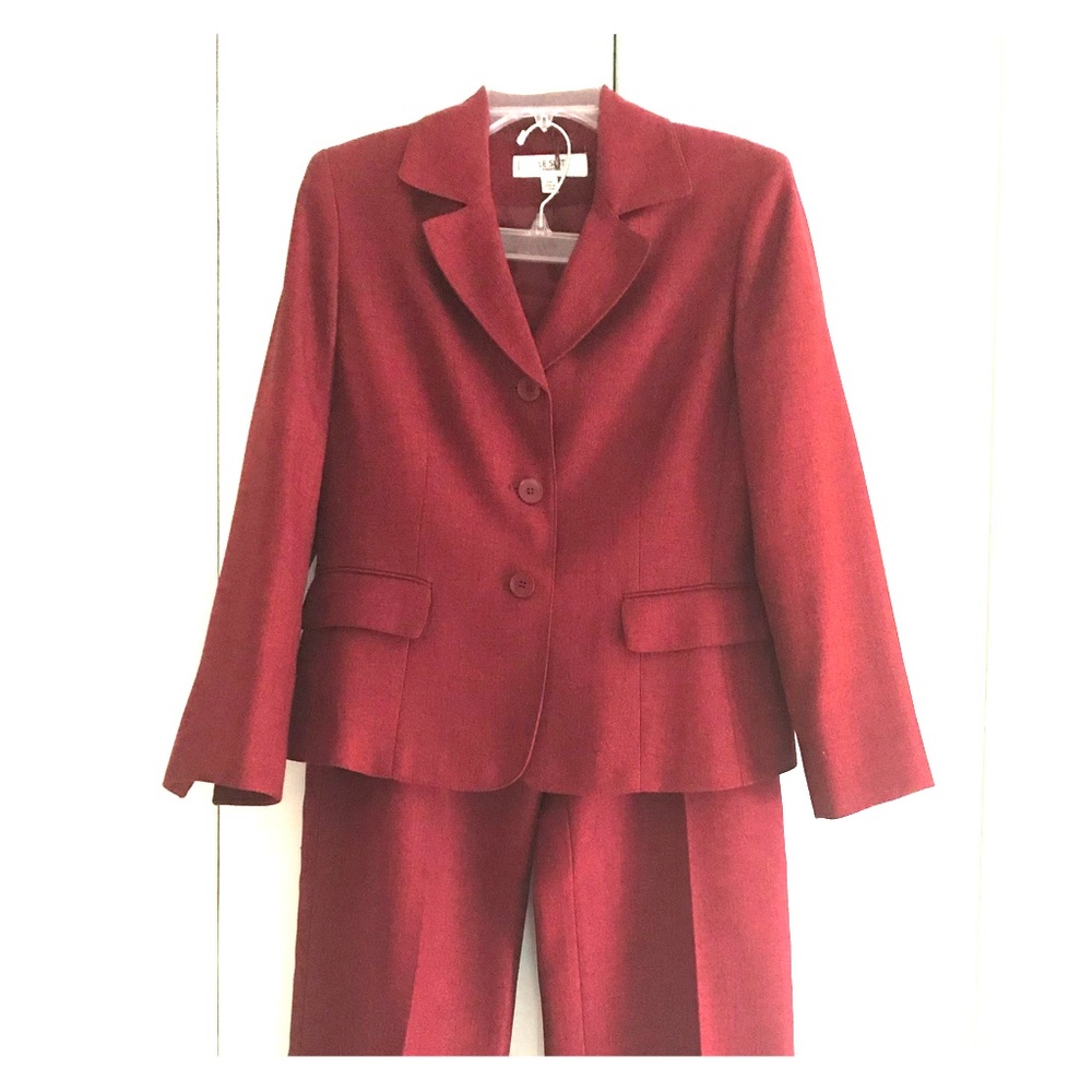 Le Suit jacket and pants.